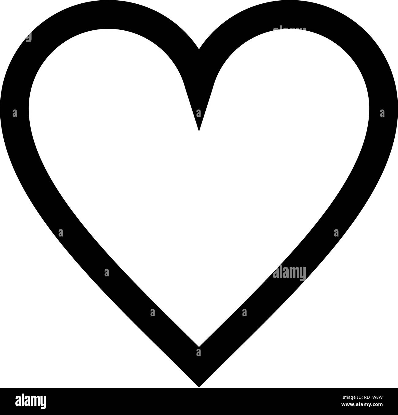 Simple Heart Vector