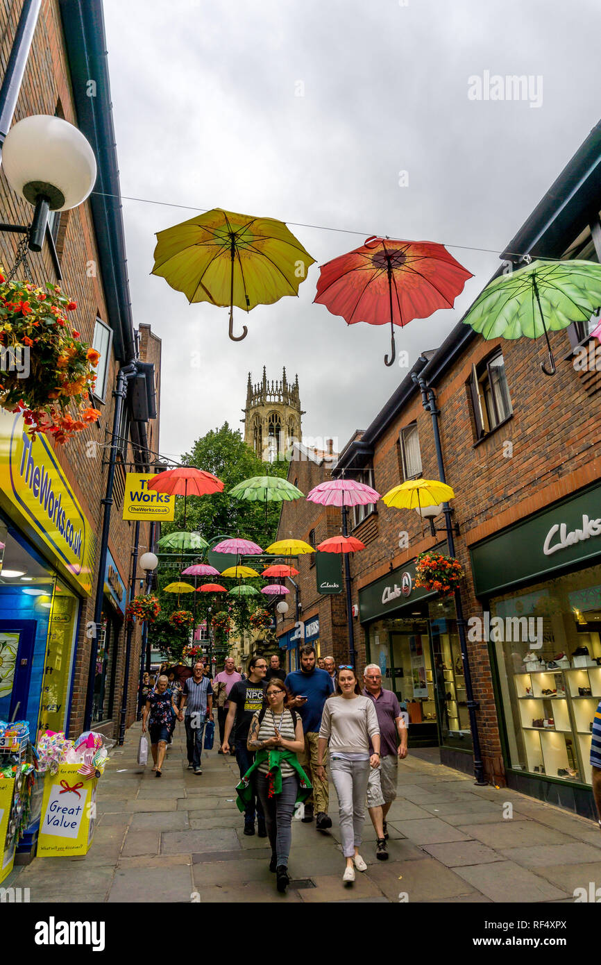 Coppergate shopping centre, York, North Yorkshire, England, UK. Stock Photo