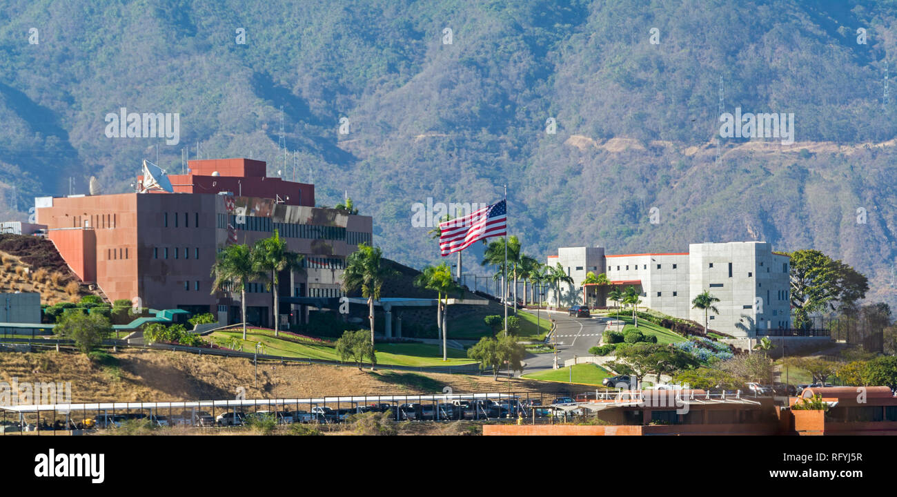 U.S. Embassy in Caracas, Venezuela Stock Photo