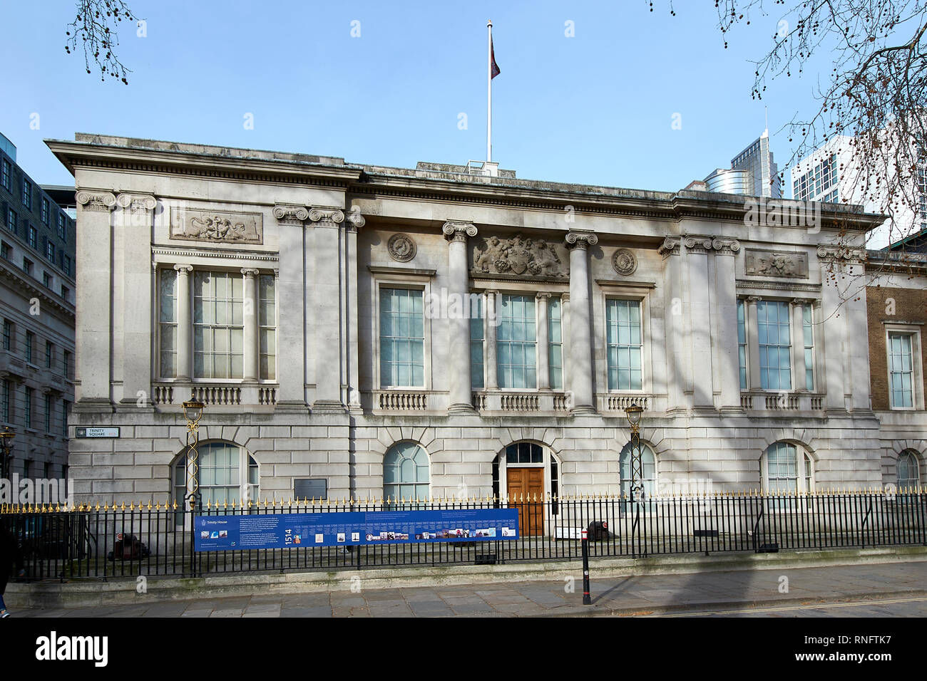 LONDON TRINITY HOUSE TRINITY SQUARE Stock Photo