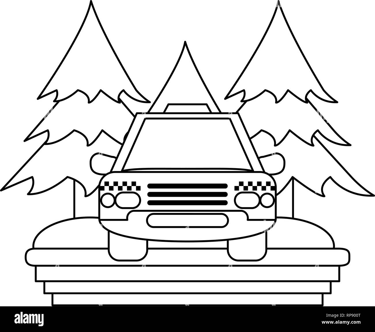 Rural taxi Stock Vector Images - Alamy