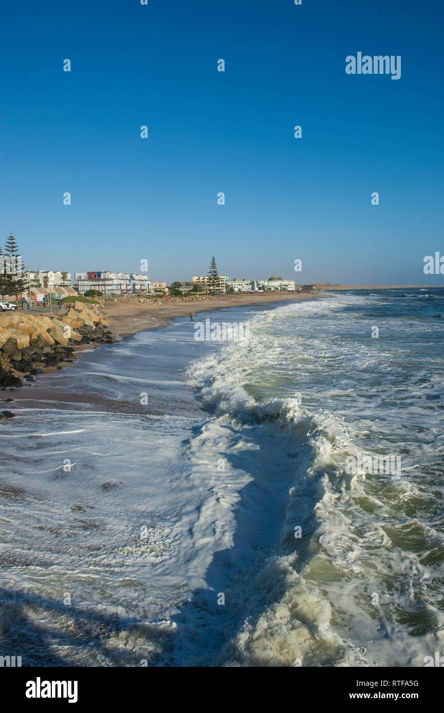 Beachfront of Swakopmund, Namibia Stock Photo