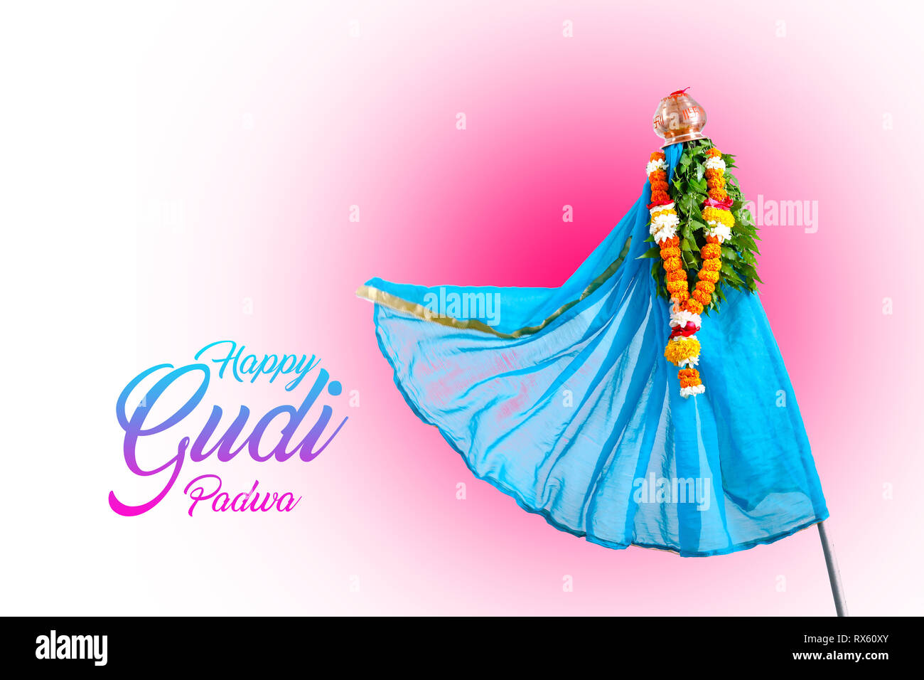 Gudi Padwa Marathi New Year Stock Photo