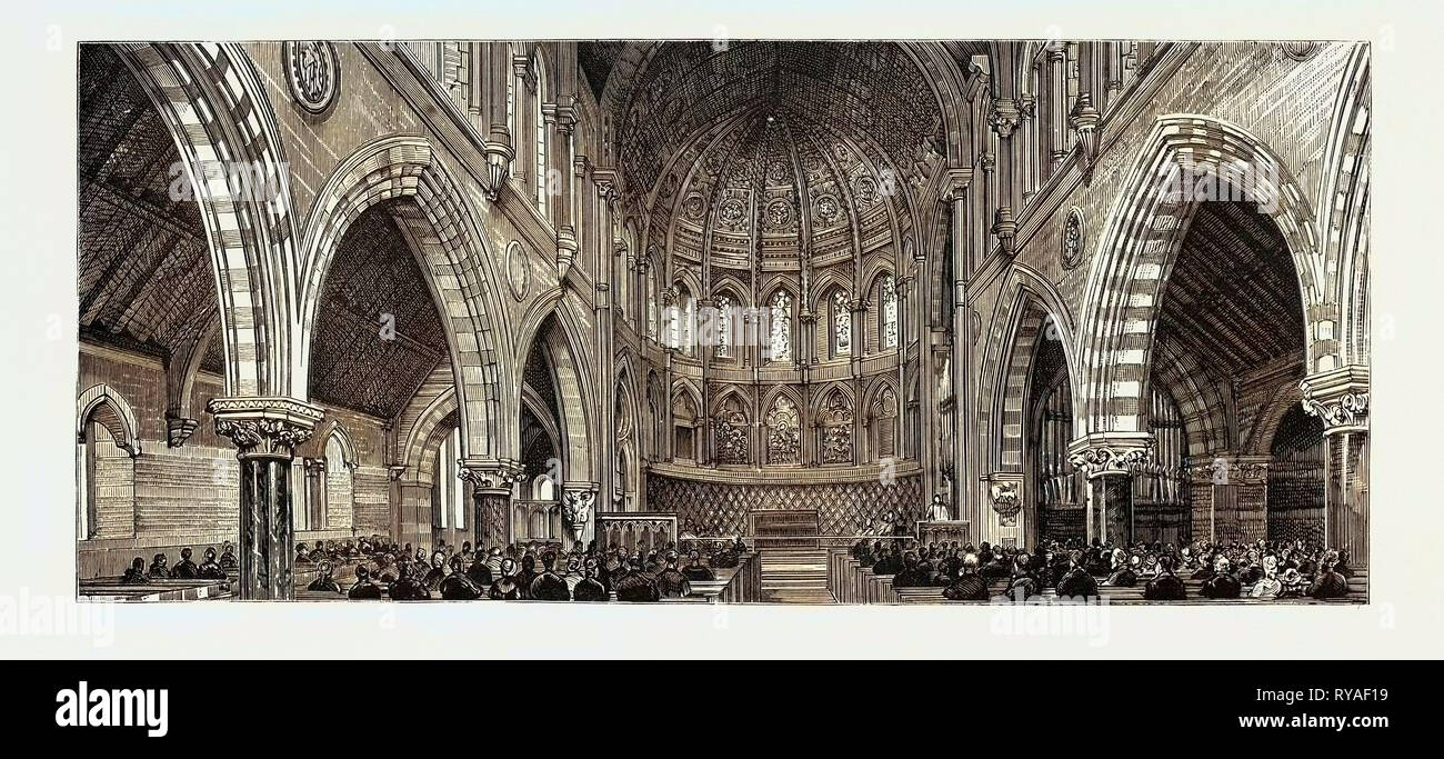 Leicester: Interior of St. Mark's Church Stock Photo