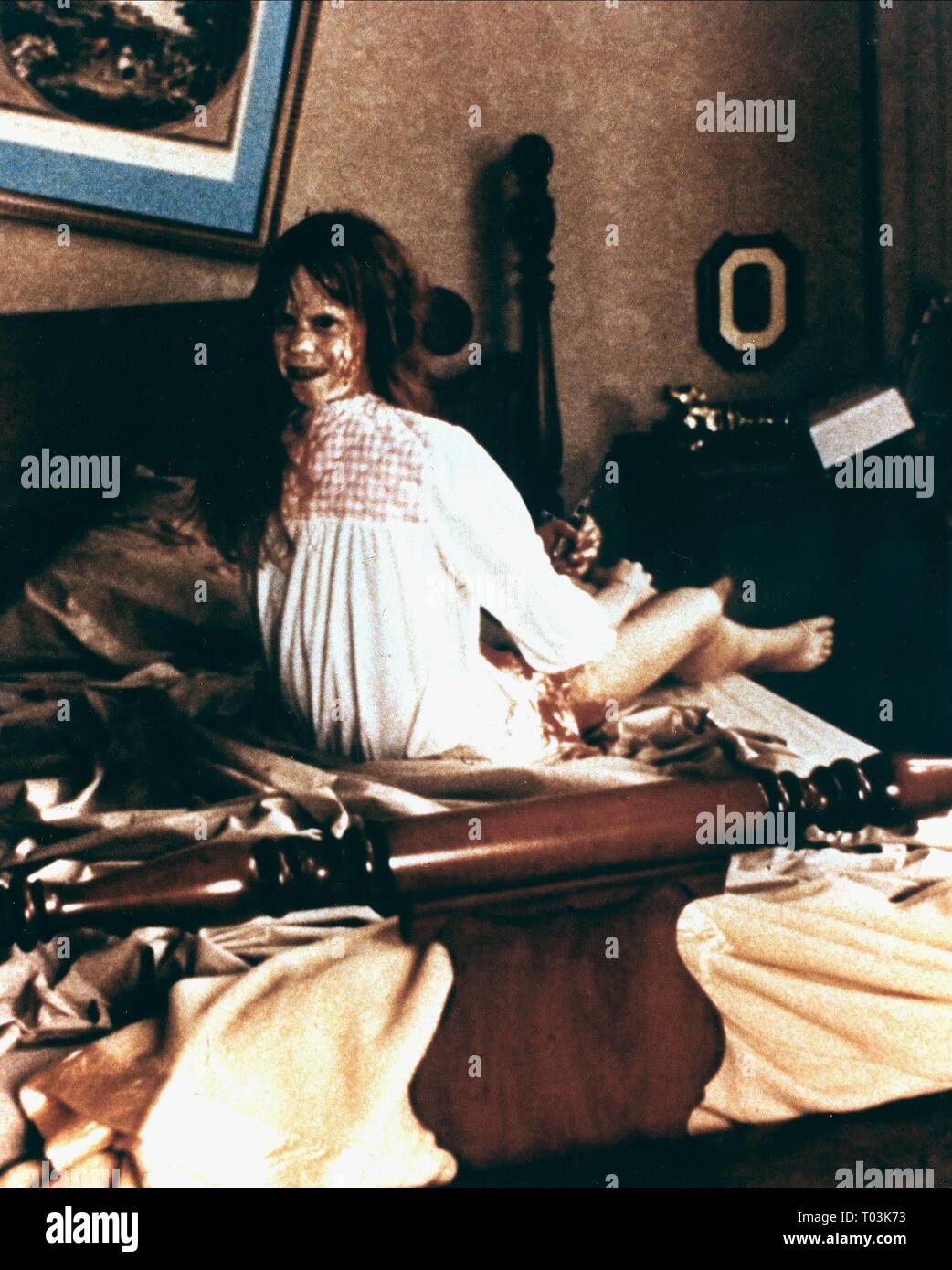 LINDA BLAIR, THE EXORCIST, 1973 Stock Photo