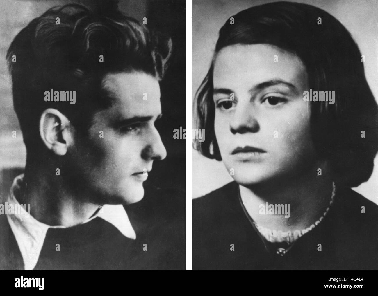 Hans scholl, sophie scholl Black and White Stock Photos & Images - Alamy