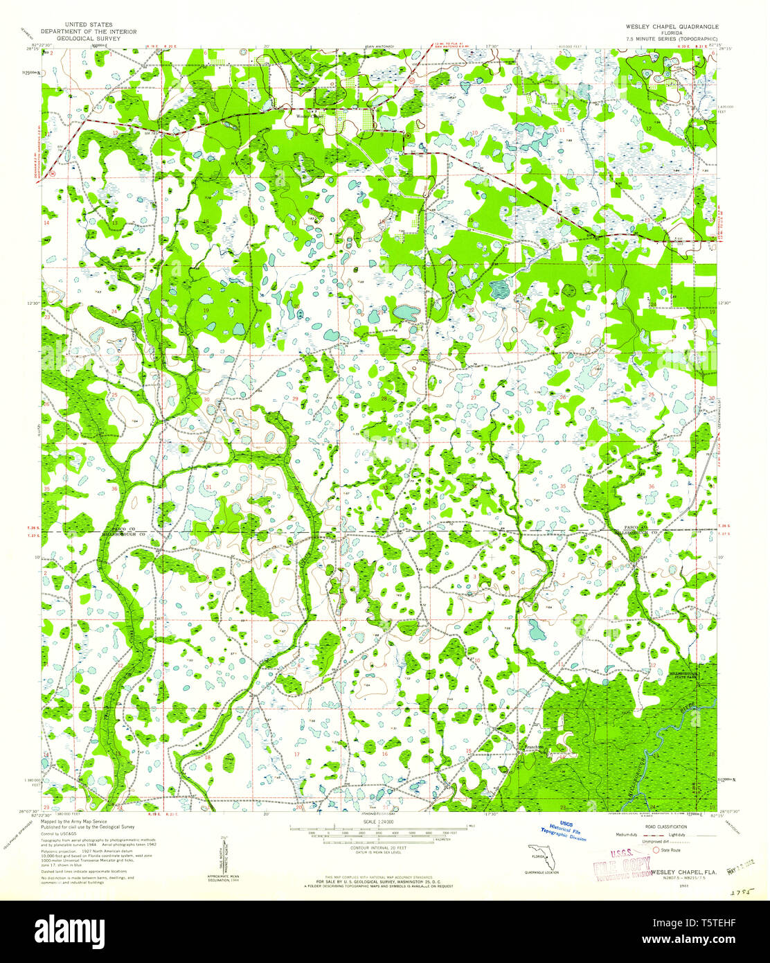 Wesley chapel map hi-res stock photography and images - Alamy