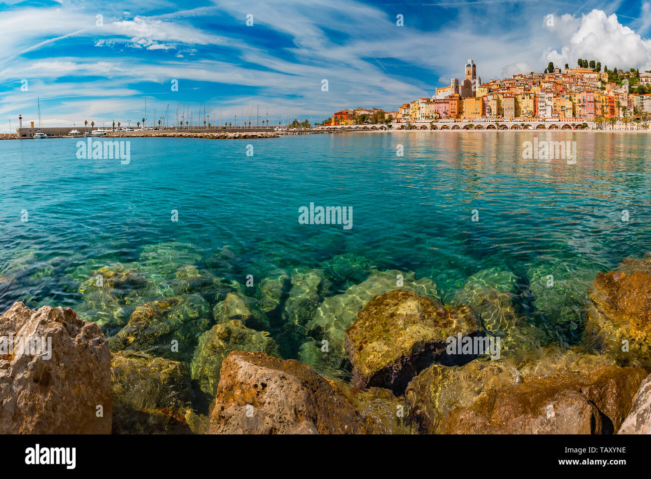 Menton, French Riviera, France Stock Photo