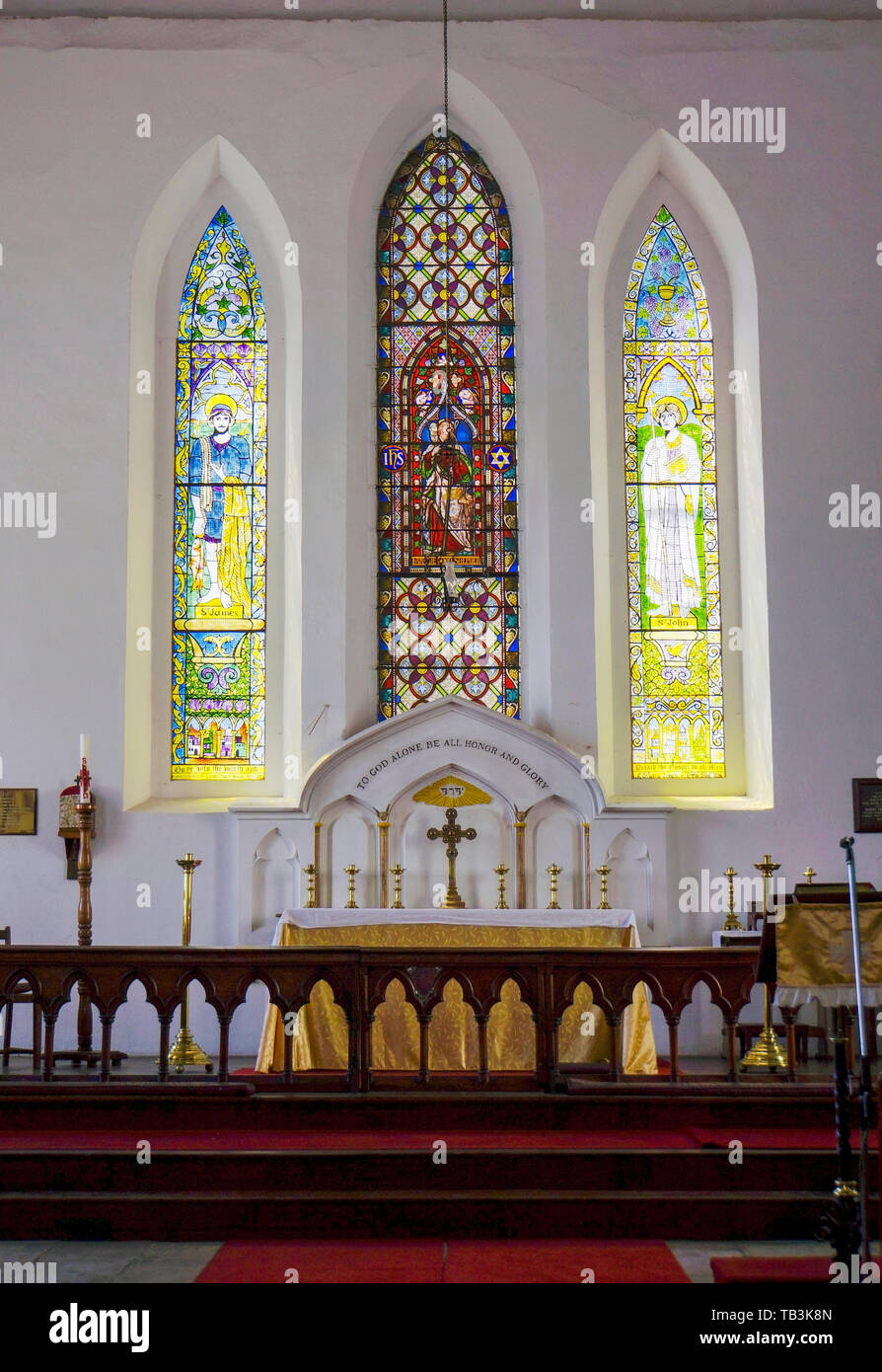 Saint Paul's Cathedral is a cathedral church on the island of St Helena and is part of the Diocese of St Helena Stock Photo