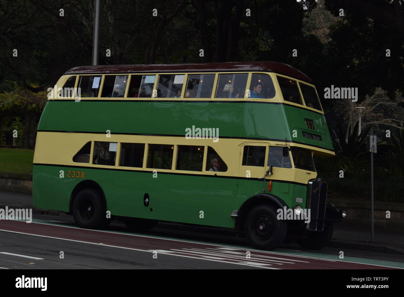 Double Decker Bus Stock Photo