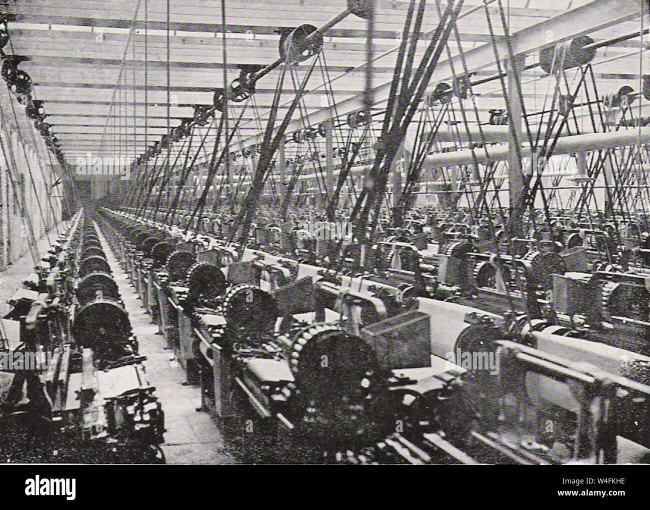 Lancashire cotton mill, 1914 Stock Photo