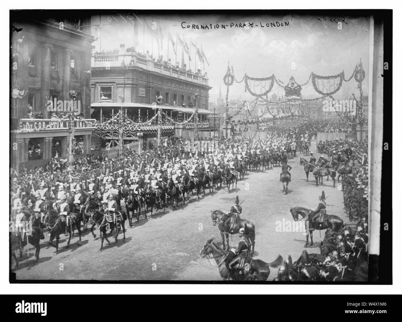 Coronation parade, London Stock Photo