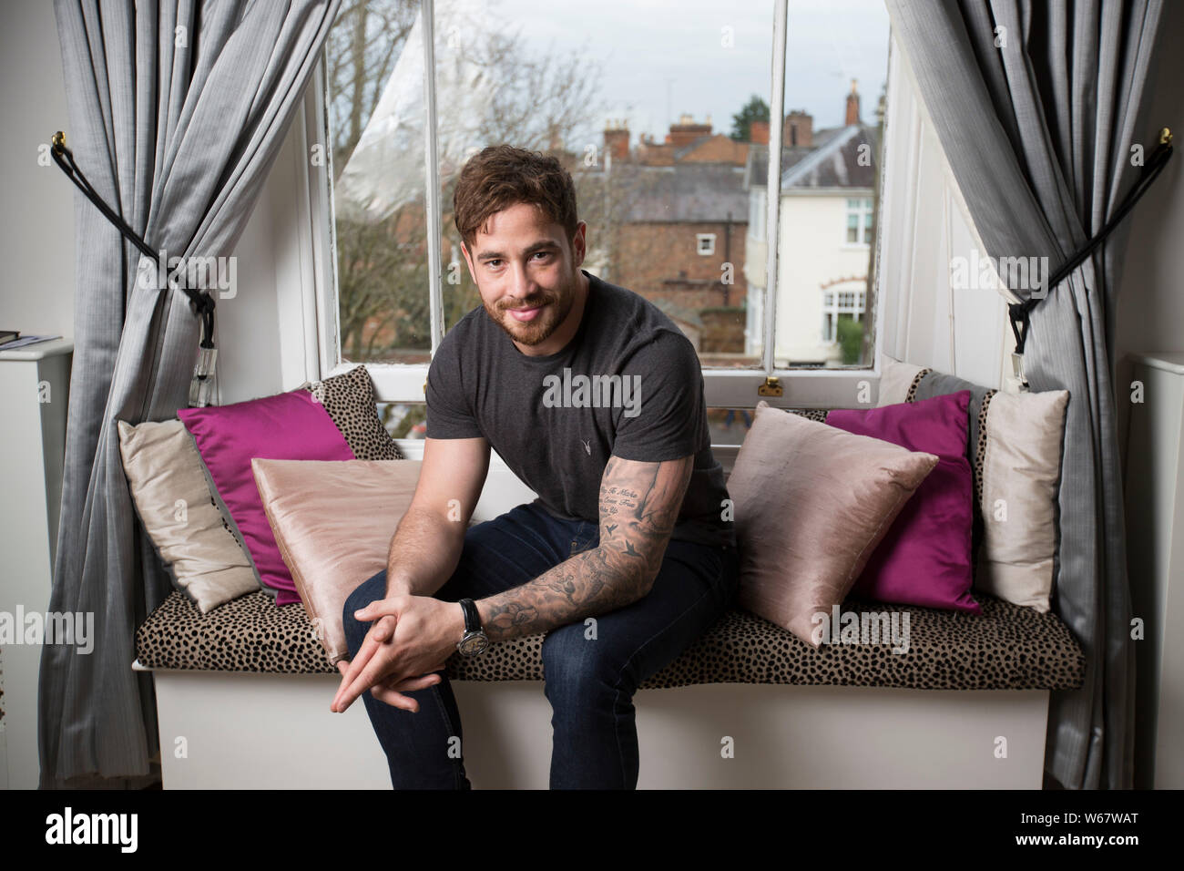 Rugby player Danny Cipriani. Stock Photo