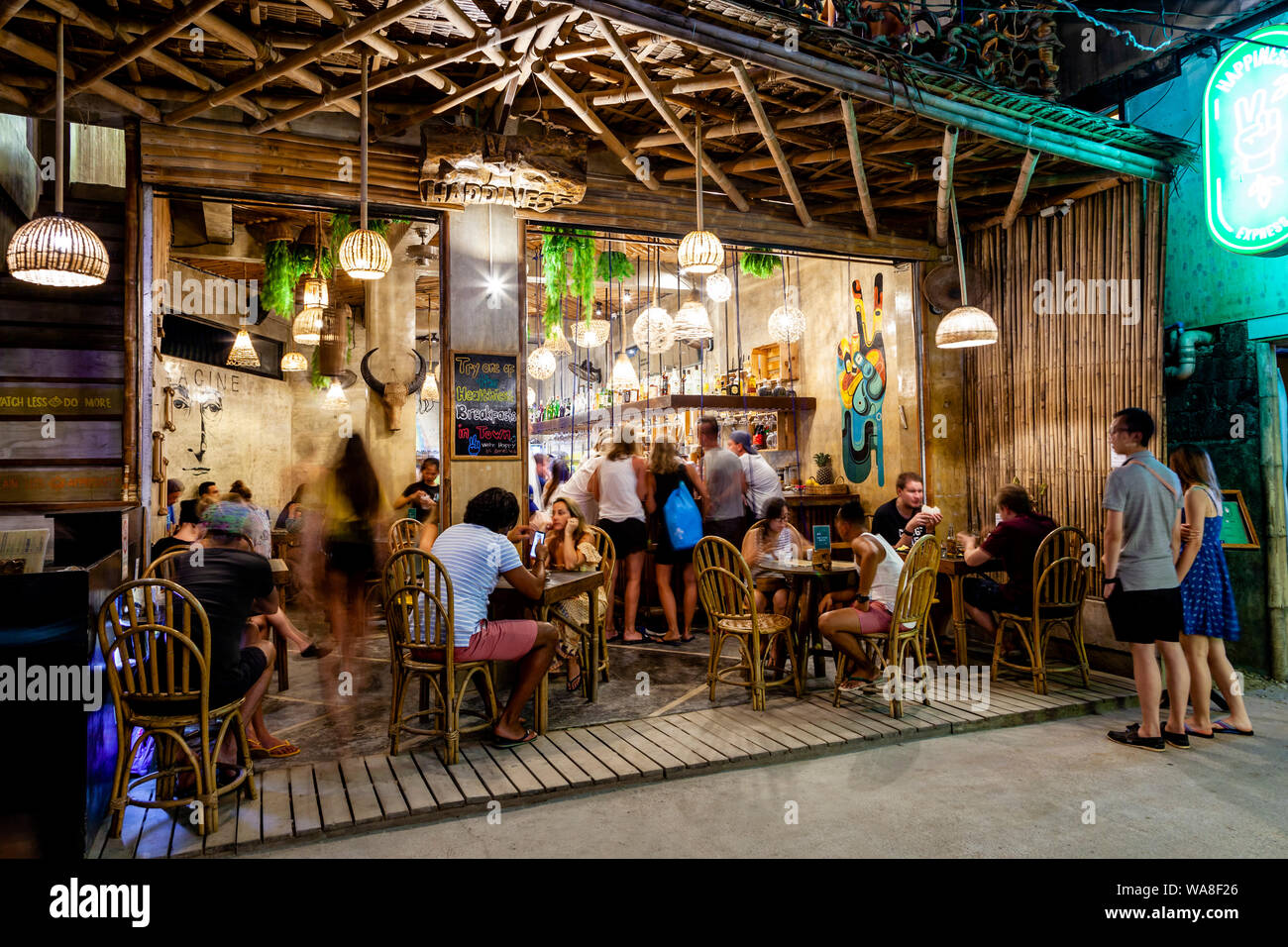 A Popular Cafe/Restaurant In El Nido, Palawan Island, The Philippines Stock Photo