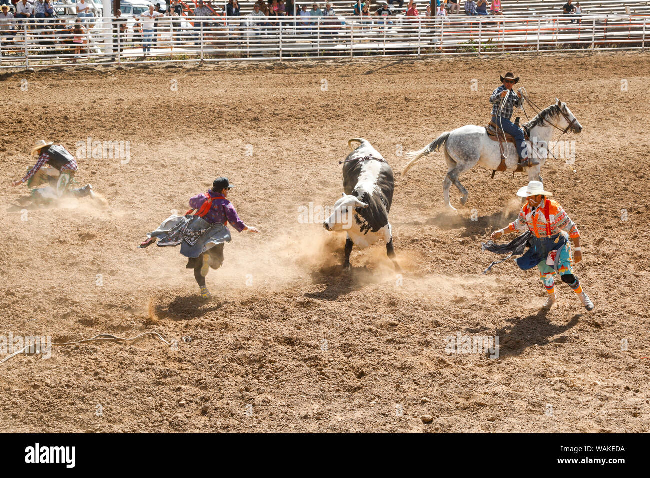 Taos, New Mexico, USA. Small town rodeo Stock Photo