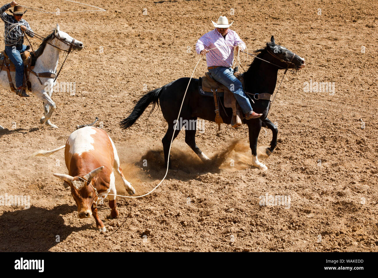 Taos, New Mexico, USA. Small town rodeo Stock Photo