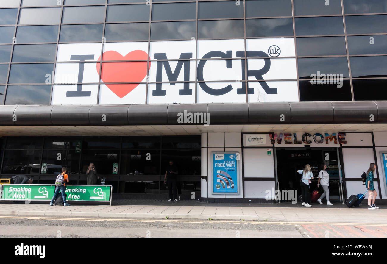 Manchester airport. UK Stock Photo