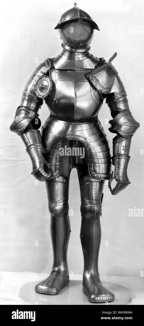 Warfare/German armour,c.1540. Stock Photo