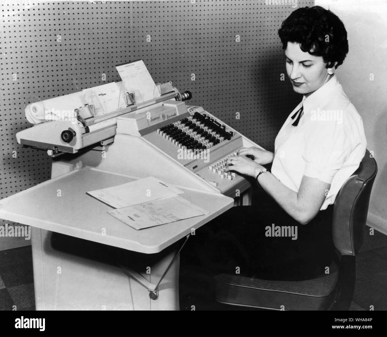 Typist Stock Photo