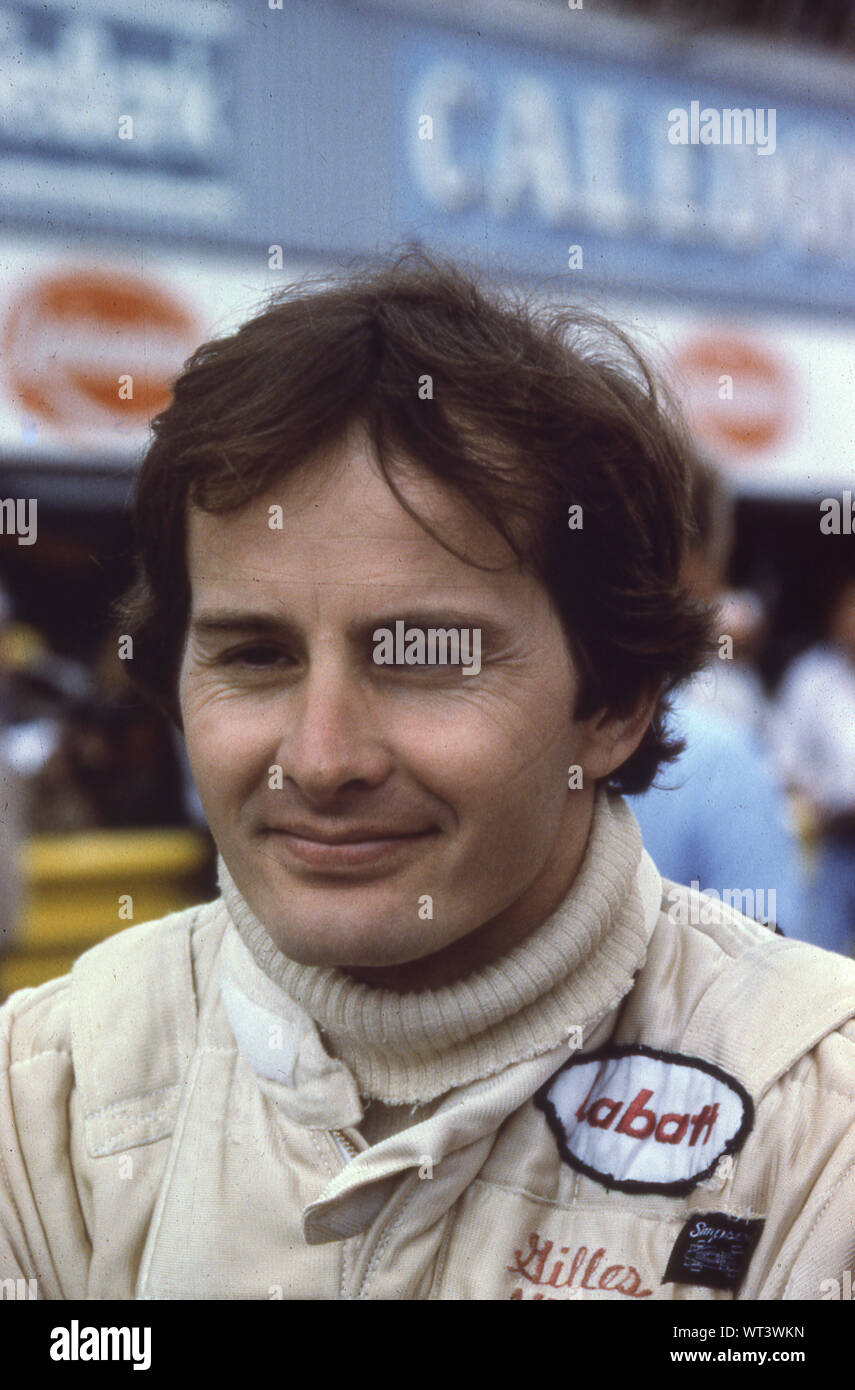 gilles villeneuve Stock Photo