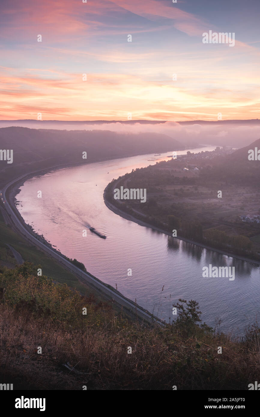 Rhein Land Deutschland Stockfoto