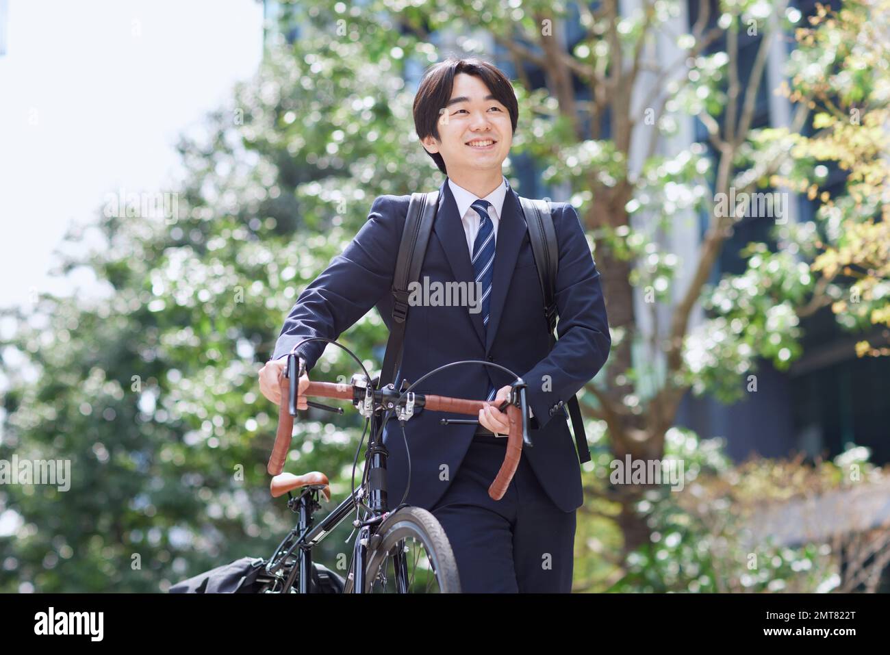 Junge japanische Geschäftsmann Porträt Stockfoto