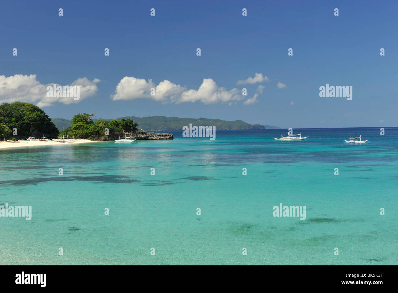 Strand von Boracay, Philippinen, Südostasien, Asien Stockfoto