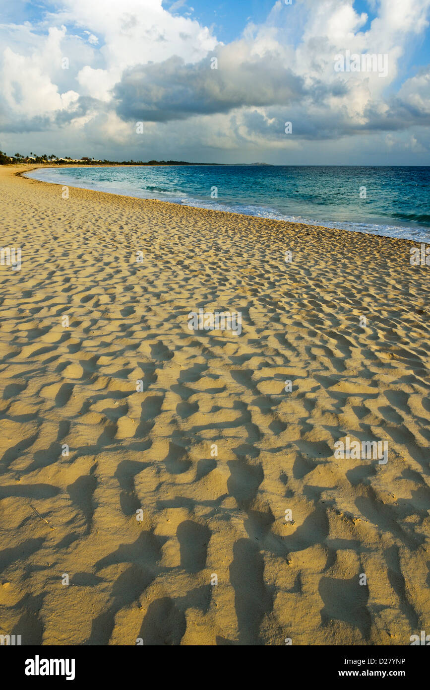 Strand bei Sonnenaufgang, Punta Cana, Dominikanische Republik, Caribbean Stockfoto