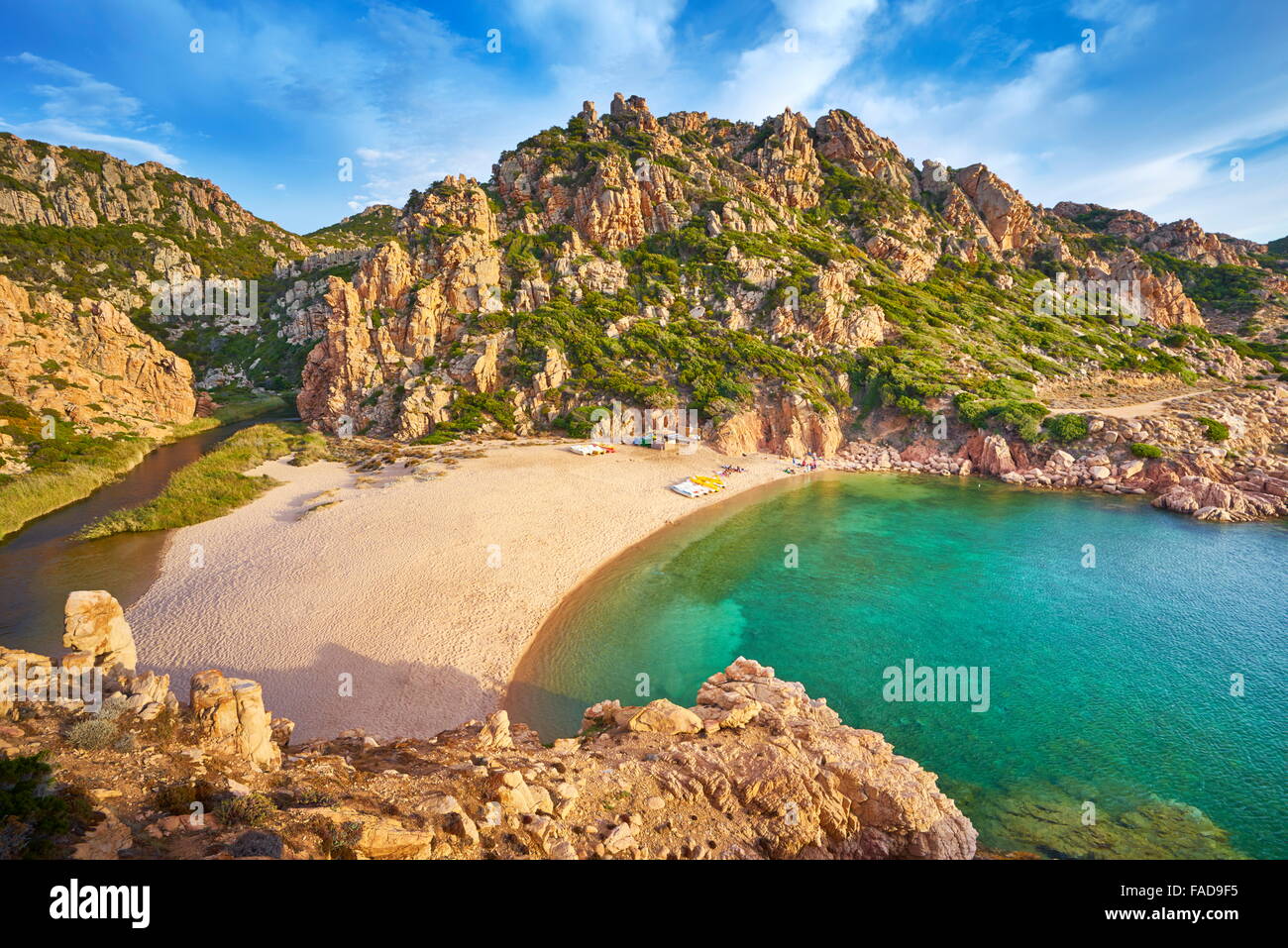 Sardinien - Costa Paradiso Beach, Italien Stockfoto