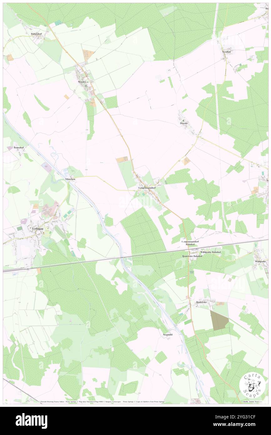 Langennaundorf, DE, Allemagne, Brandebourg, N 51 36' 17'', N 13 20' 30'', carte, Carthascapes carte publiée en 2024. Explorez Cartascapes, une carte qui révèle la diversité des paysages, des cultures et des écosystèmes de la Terre. Voyage à travers le temps et l'espace, découvrir l'interconnexion du passé, du présent et de l'avenir de notre planète. Banque D'Images