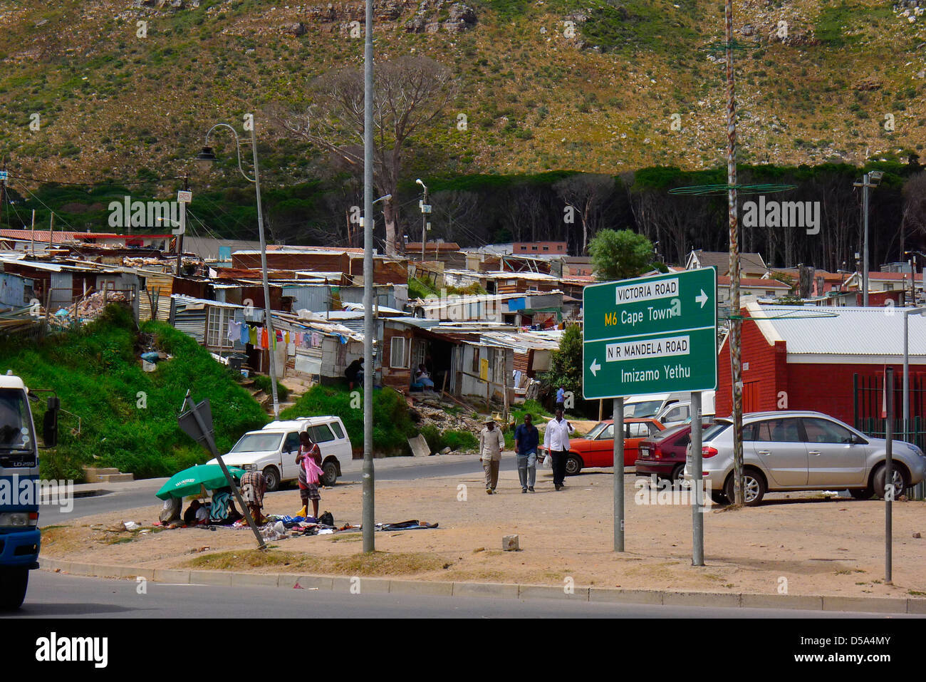 Township, Cape Town, Afrique du Sud Banque D'Images