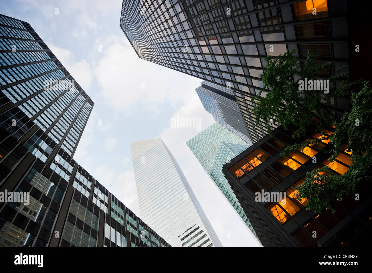 Edifici ad alta, Park Avenue, Manhattan, New York, USA, America Foto Stock