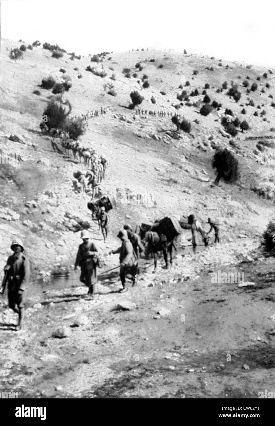 Il francese le operazioni militari in Libano, 1926 Foto Stock