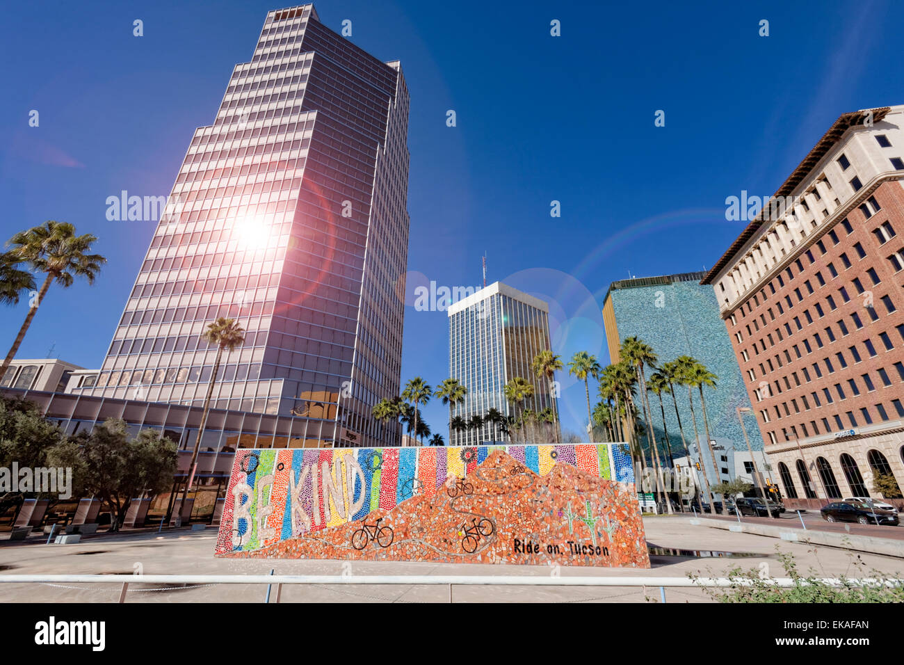 Alti edifici di Tucson Foto Stock