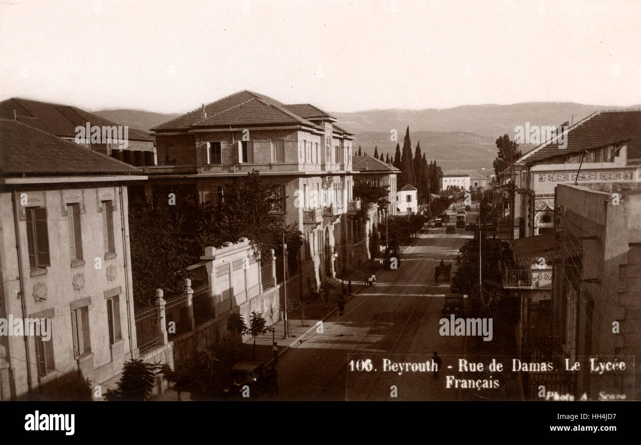 LycÚe Franco-Libanais a Beirut (Beyrouth), Libano Foto Stock