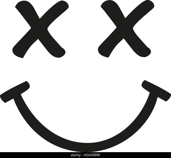 Smiley Face Crossed Eyes Hi Res Stock Photography And Images Alamy