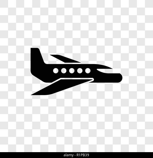 Airplane vector icon isolated on transparent background, Airplane  transparency logo concept Stock Vector Image & Art - Alamy