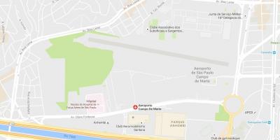 Mapa de Campo de Marte airport