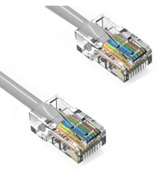 90Ft Cat5e Patch Cable Gray UTP