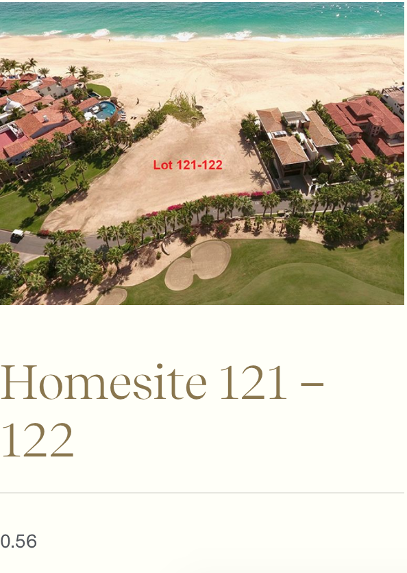 The homesites at El Dorado