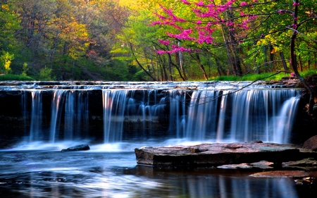 SPRING FALLS - Waterfalls & Nature Background Wallpapers on Desktop ...