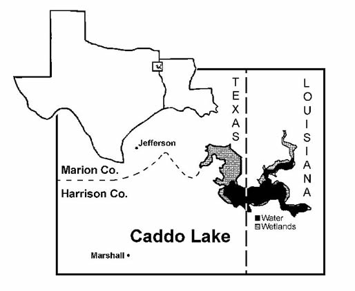 Caddo River Map