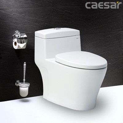 Bồn cầu liền 1 khối Caesar CD1356