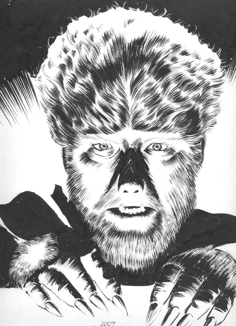 Wolfman Comic Art