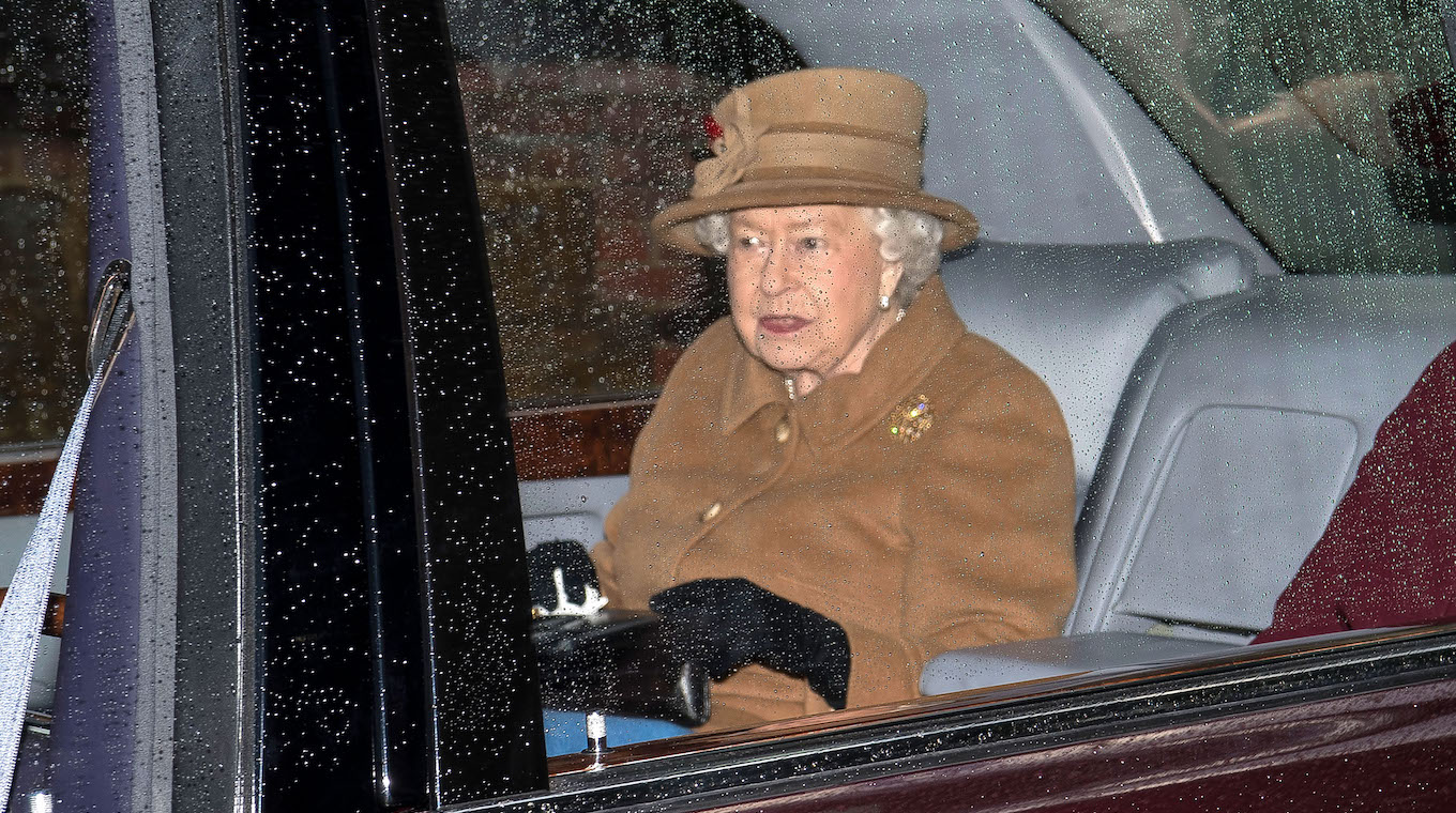 The Queen Attends Church At Sandringham