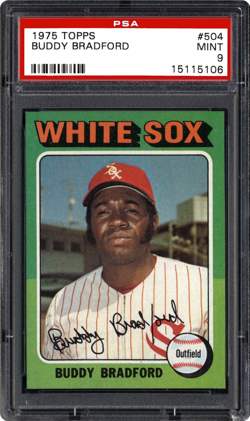 1975 Topps Buddy Bradford | PSA CardFacts™