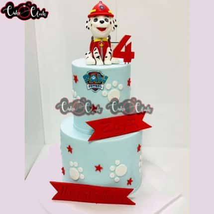 Paw Petrol Theme Cake