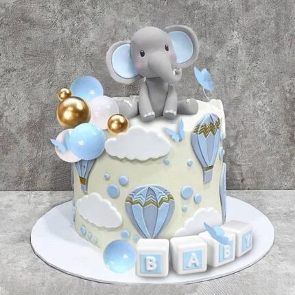 elephant theme cake