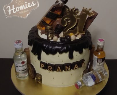 Bottle Theme Cake Designs, Images, Price Near Me