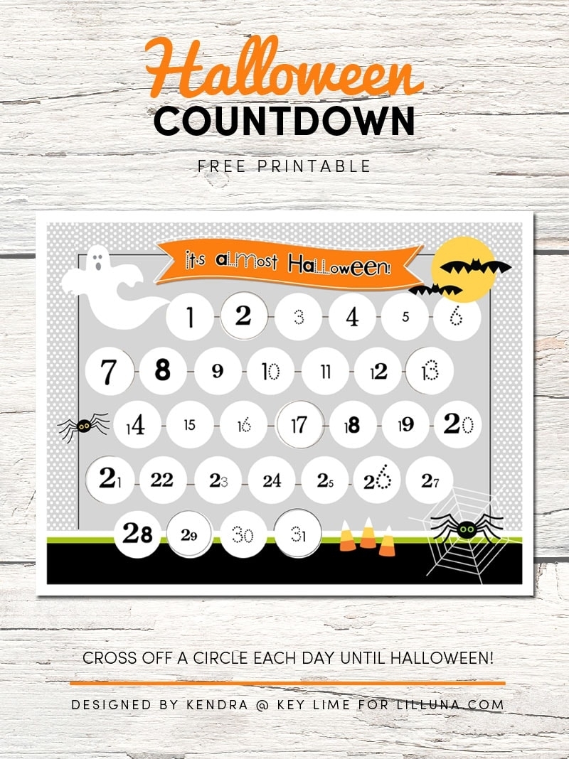 Halloween Countdown Printable